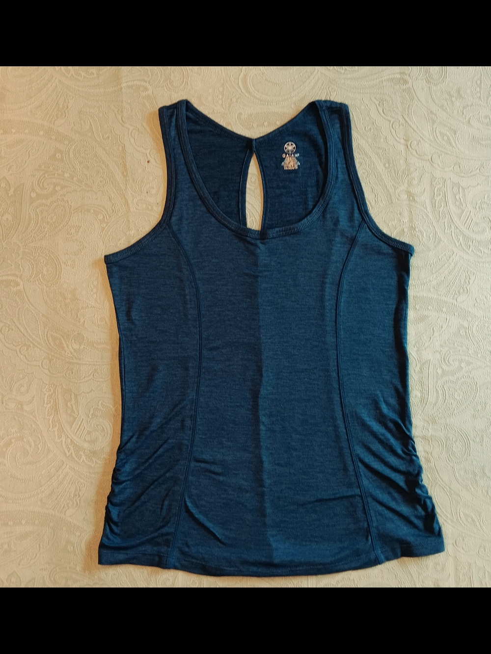 GAIAM Women's Dark Blue Racerback Tank Top